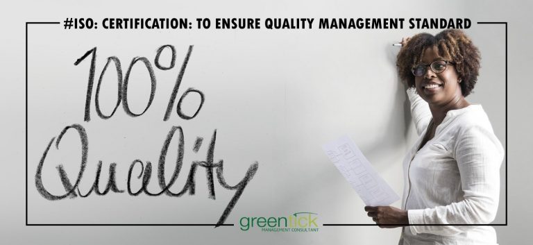 ISO certification and quality management ISO certification and quality management greentick
