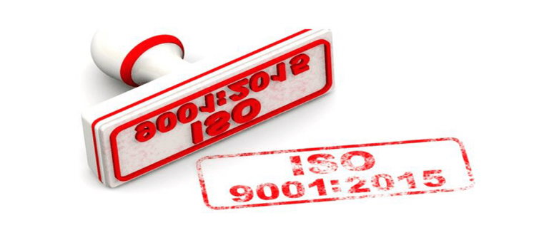 ISO 9001 management greentick